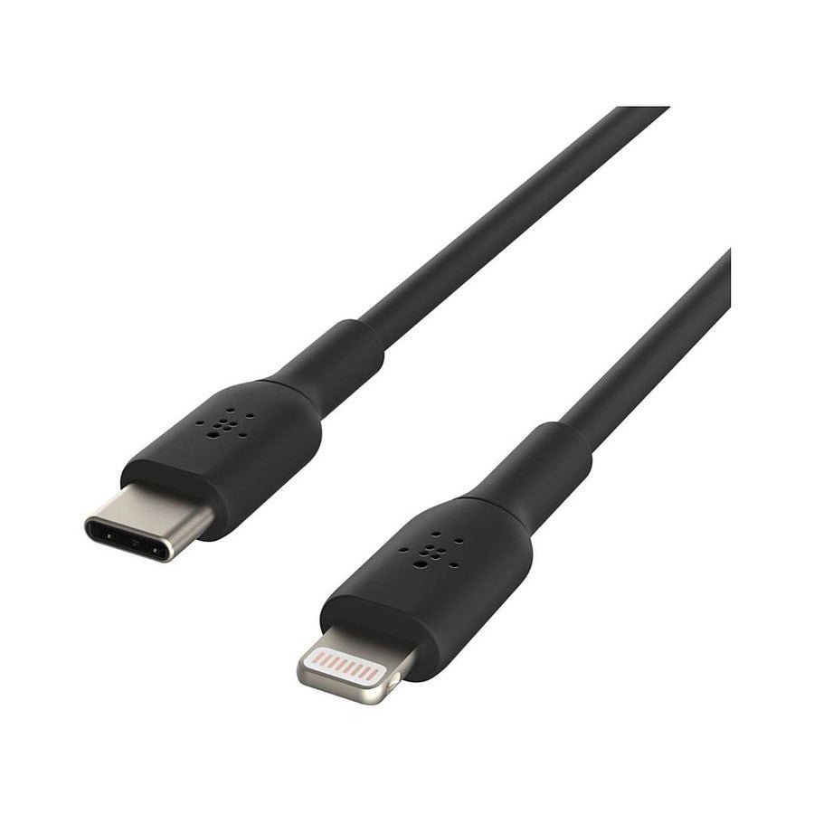 Câble USB-C vers Lightning MFI (noir) - 1 m prix maroc- Smartmarket.ma