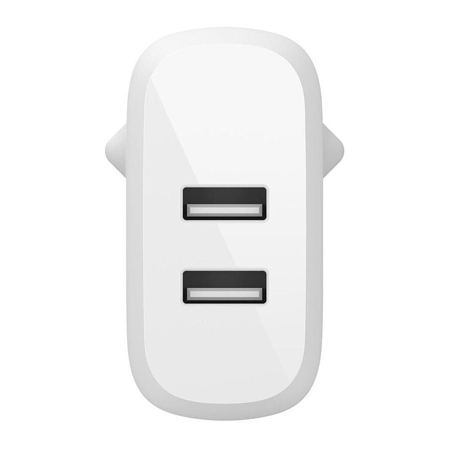 Belkin chargeur secteur double - USB A - 24W + Câble USB-A vers USB-C (1 m) prix maroc- Smartmarket.ma