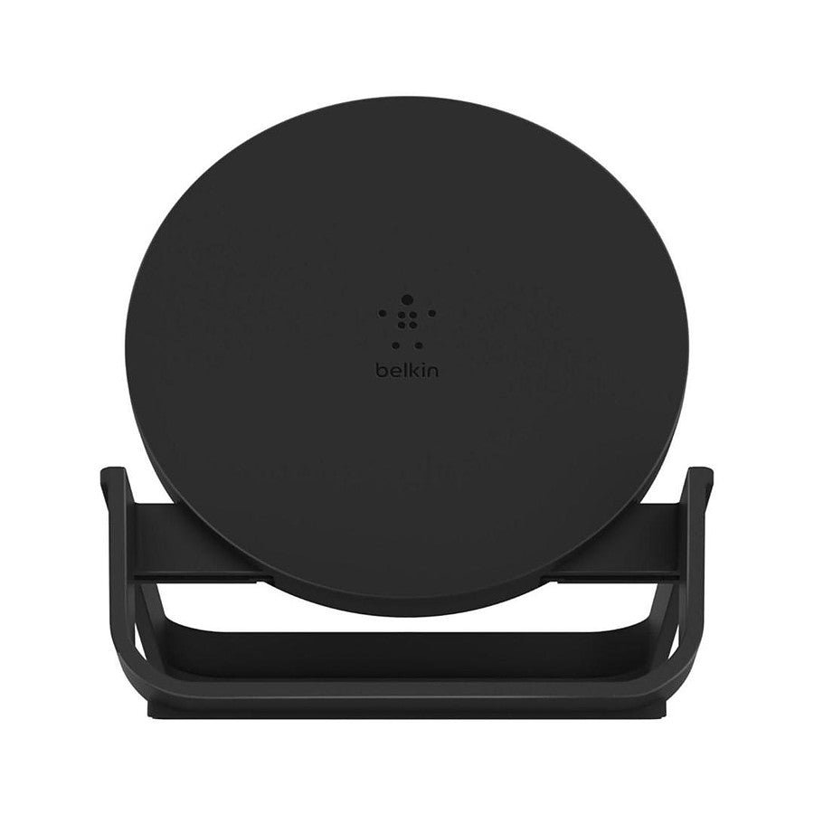 MN0005712381_1 Belkin chargeur à induction Stand (noir) - USB A - 10W (avec adaptateur secteur Quick Charge 3.0) prix maroc- Smartmarket.ma