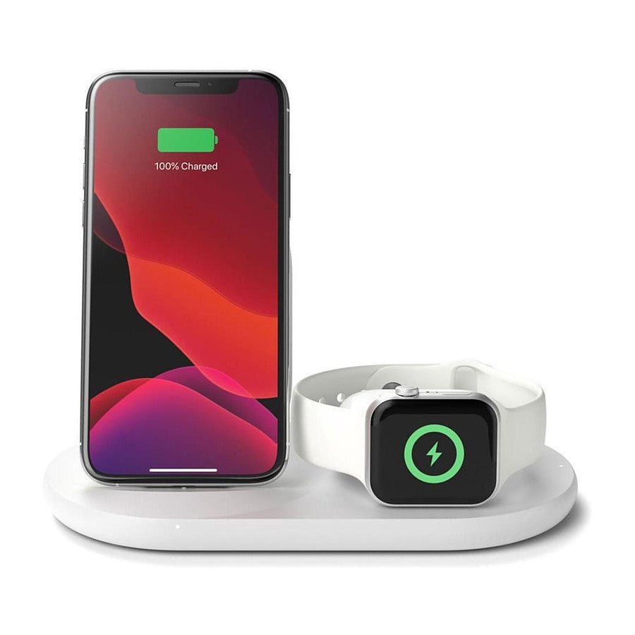 Belkin station de recharge Apple (blanc) - 7.5W prix maroc- Smartmarket.ma