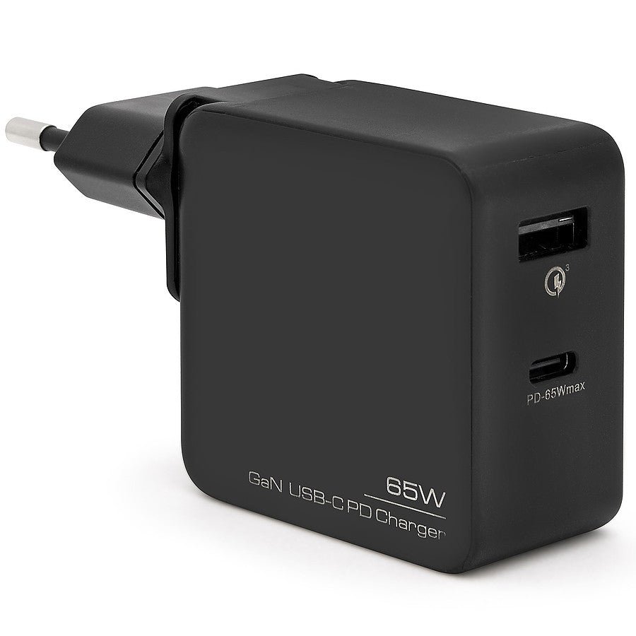 MN0005827671_1 Bluestork Chargeur USB-C 65W GaN (noir) prix maroc- Smartmarket.ma