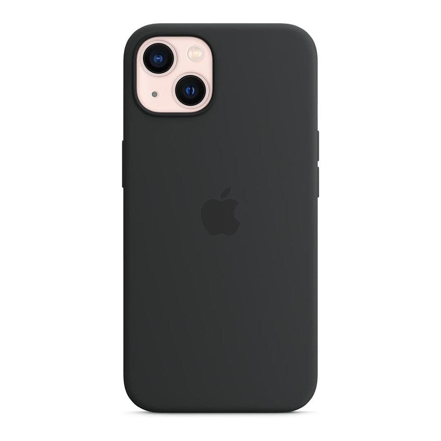 MN0005887176_1 Apple Coque en silicone avec MagSafe pour iPhone 13 - Minuit prix maroc- Smartmarket.ma