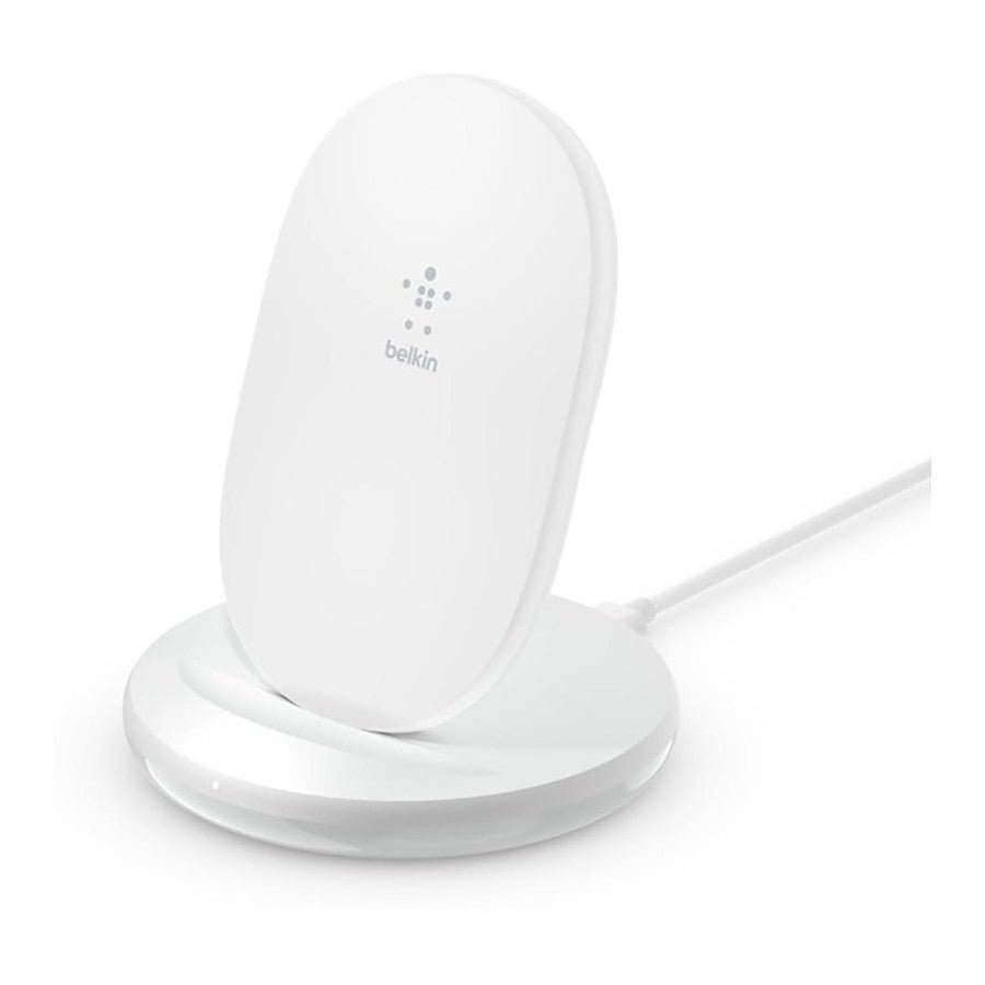 MN0005909305_1 Belkin chargeur à induction Stand Boost charge (blanc) - 15W + chargeur secteur QC 3.0 24W prix maroc- Smartmarket.ma