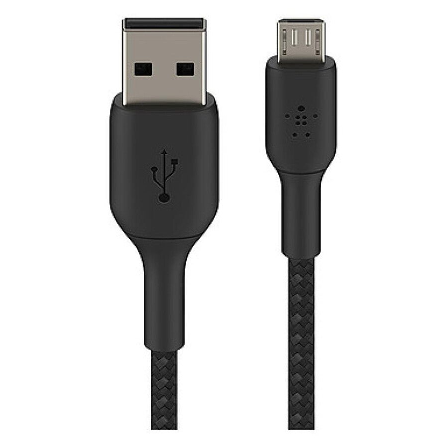 MN0005939481_1 Belkin Câble USB-A vers micro-USB tressé (Noir) - 1 m prix maroc- Smartmarket.ma