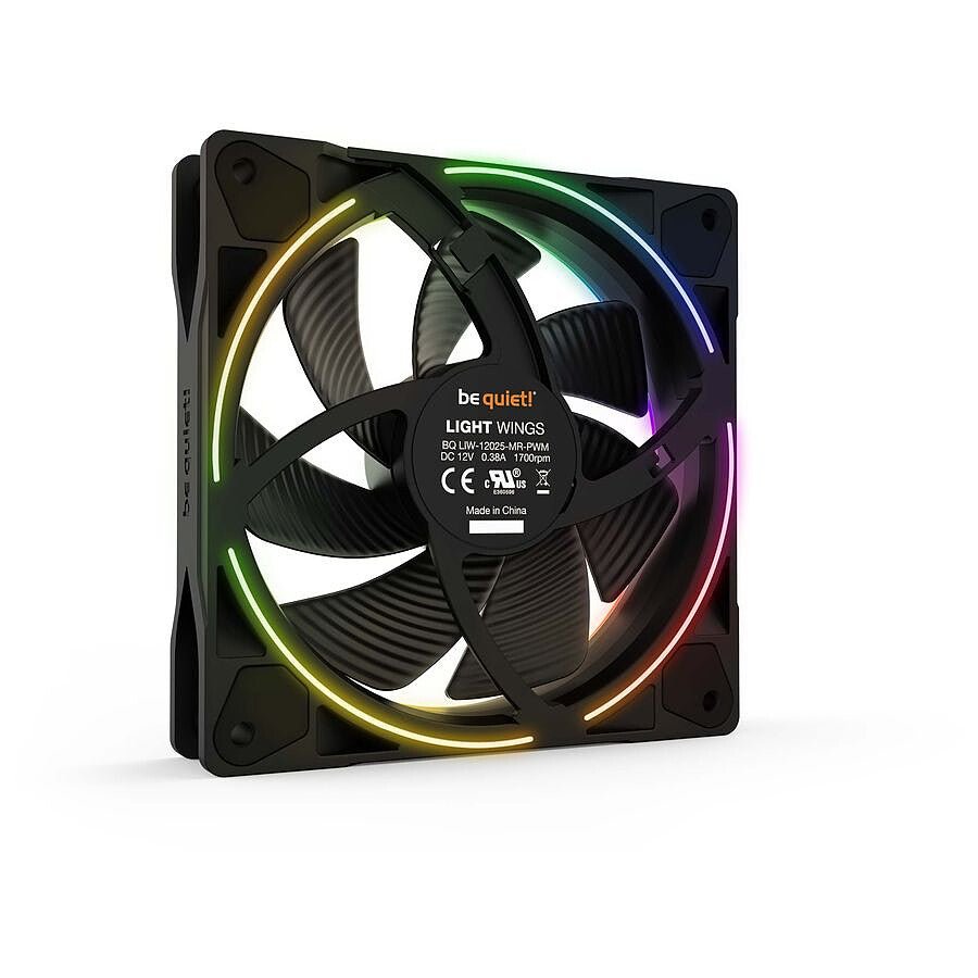 MN0005950104 be quiet! Light Wings 120 mm PWM ARGB prix maroc- Smartmarket.ma