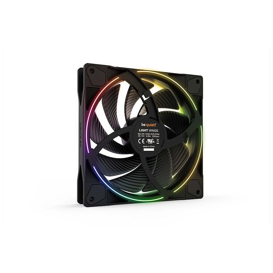 MN0005950119 be quiet! Light Wings 140 mm PWM High Speed ARGB prix maroc- Smartmarket.ma