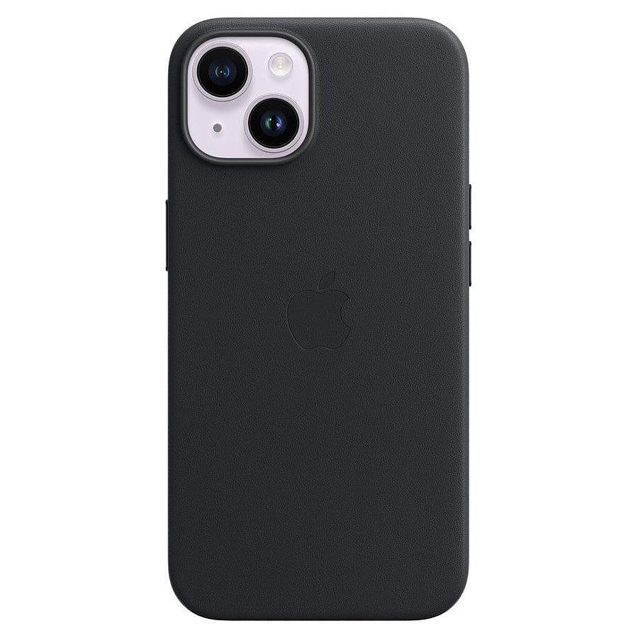 MN0005978734 Apple Coque en cuir avec MagSafe pour iPhone 14 - Minuit prix maroc- Smartmarket.ma
