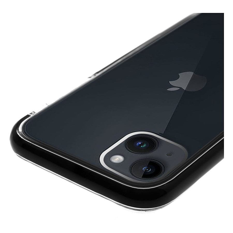Akashi Coque Ultra Renforcée (transparent) avec bordures noires - Apple iPhone 14 Plus prix maroc- Smartmarket.ma