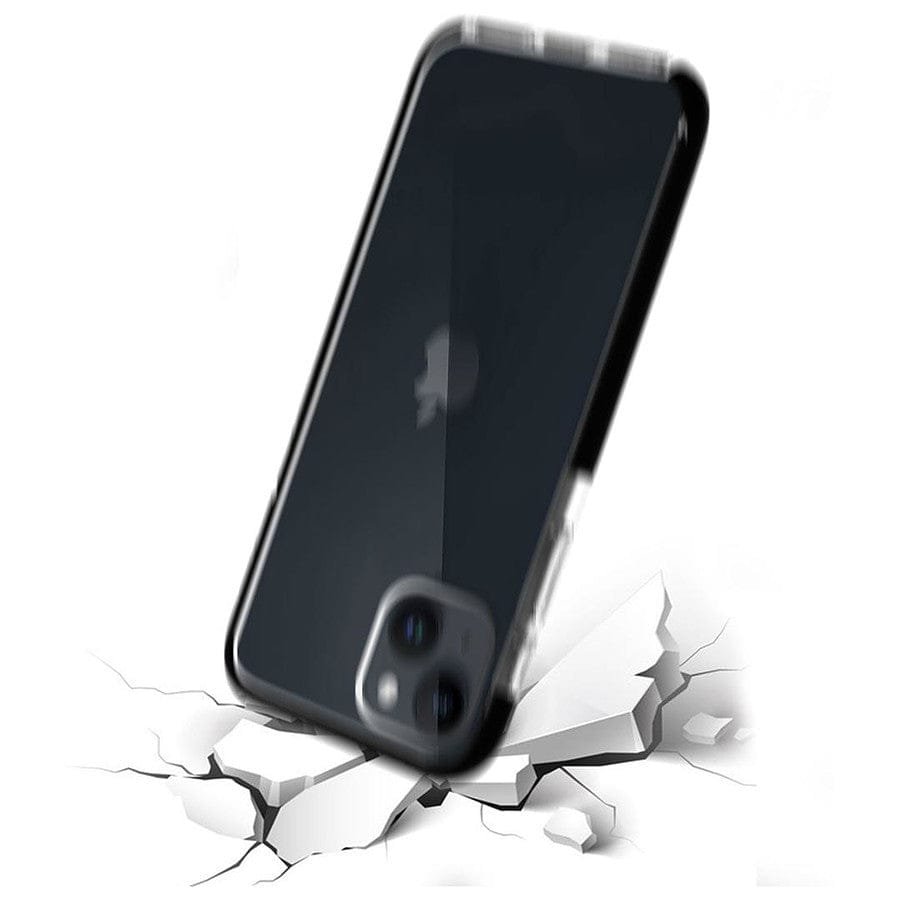 MN0005980352 Akashi Coque Ultra Renforcée (transparent) avec bordures noires - Apple iPhone 14 Plus prix maroc- Smartmarket.ma