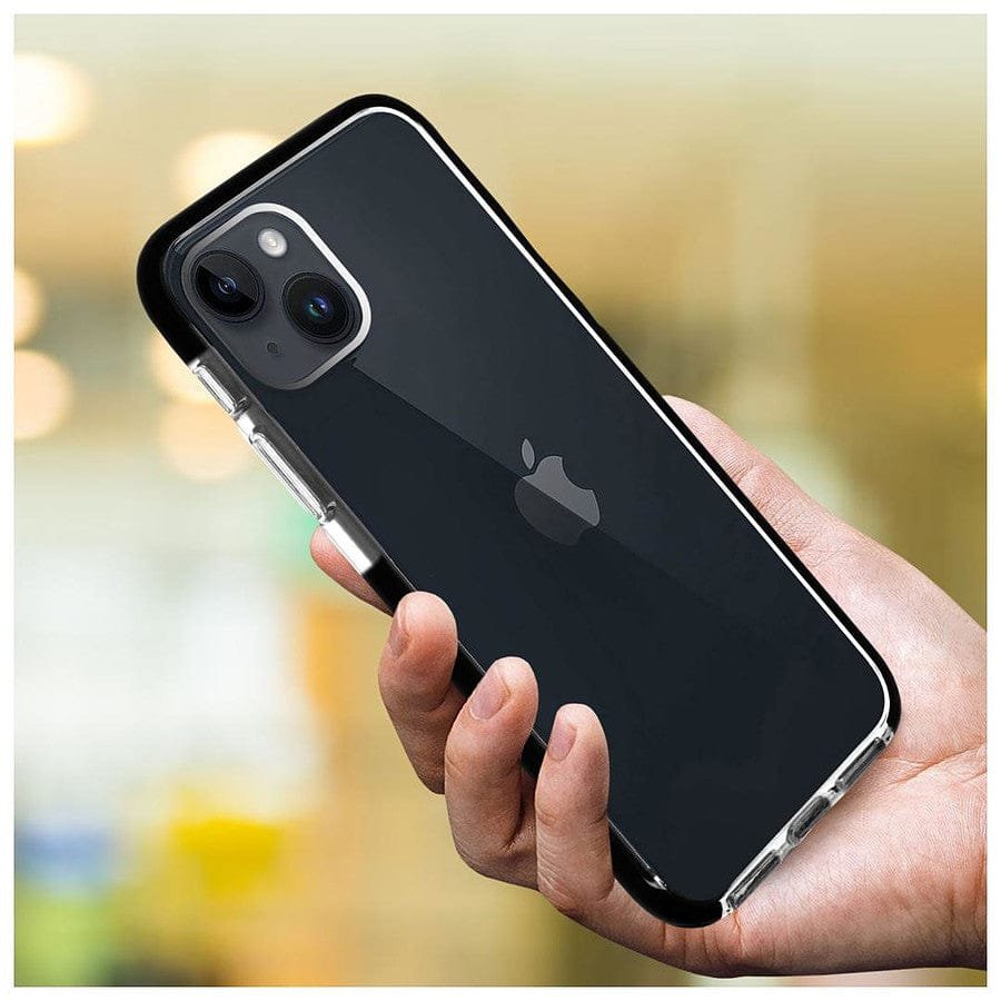 MN0005980353 Akashi Coque Ultra Renforcée (transparent) avec bordures noires - Apple iPhone 14 Plus prix maroc- Smartmarket.ma