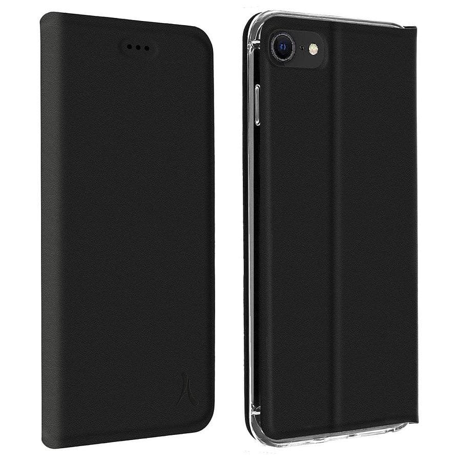 MN0005996769 Akashi Etui Folio Porte Carte Noir iPhone SE 2022 / 8 / 7 prix maroc- Smartmarket.ma