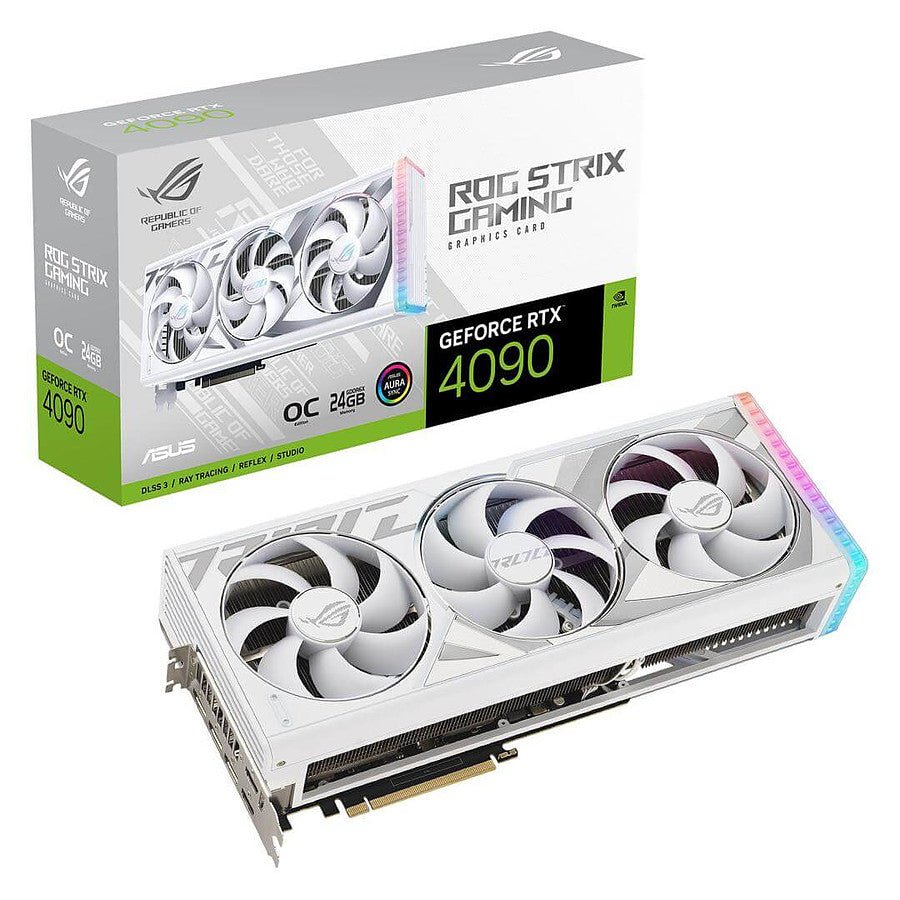 MN0006003036 Asus GeForce RTX 4090 ROG STRIX OC WHITE prix maroc- Smartmarket.ma