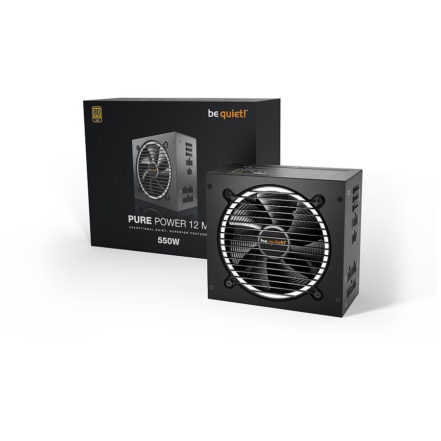 be quiet! Pure Power 12 M 550W - Gold prix maroc- Smartmarket.ma
