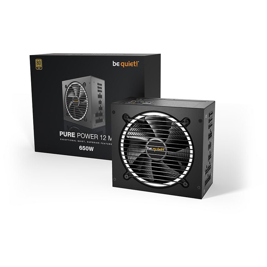 be quiet! Pure Power 12 M 650W - Gold prix maroc- Smartmarket.ma