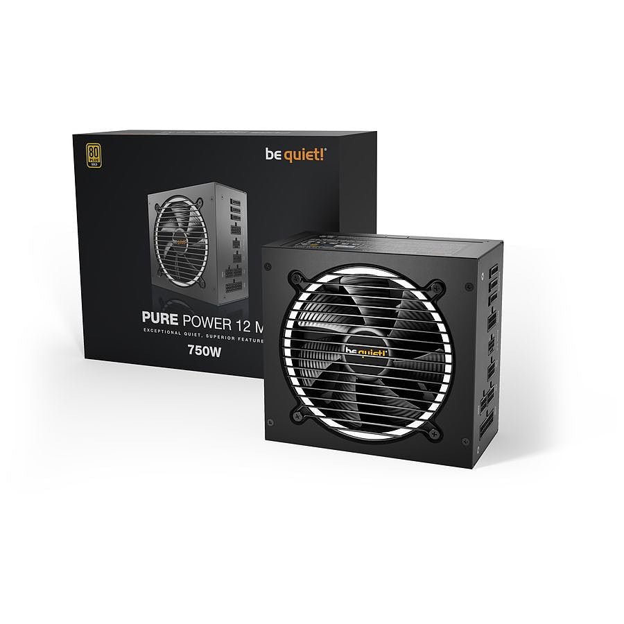 be quiet! Pure Power 12 M 750W - Gold prix maroc- Smartmarket.ma