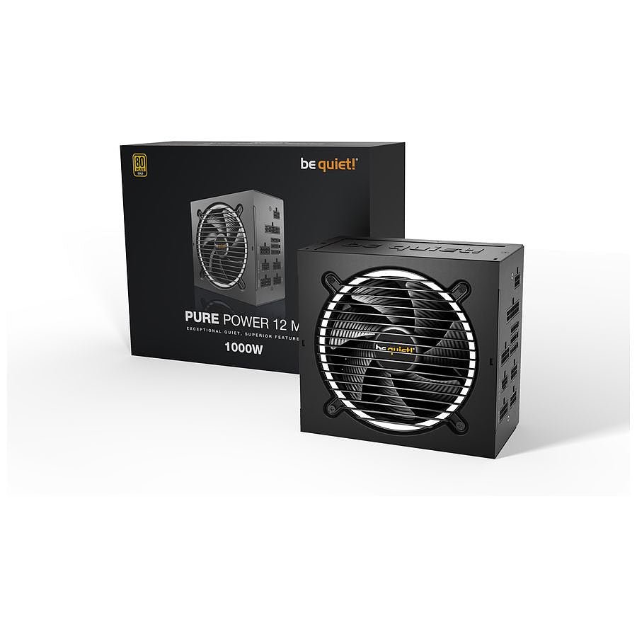 be quiet! Pure Power 12 M 1000W - Gold prix maroc- Smartmarket.ma