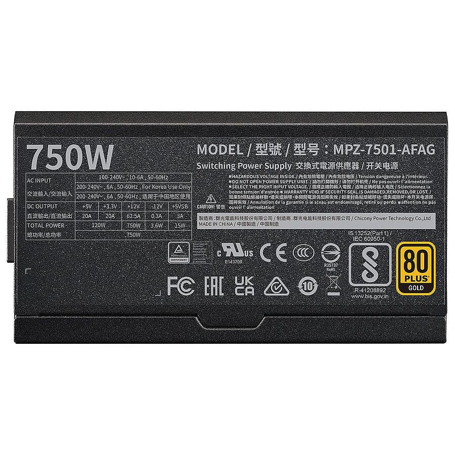 MN0006013404 Cooler Master V750 Gold i ATX 3.0 - Gold prix maroc- Smartmarket.ma