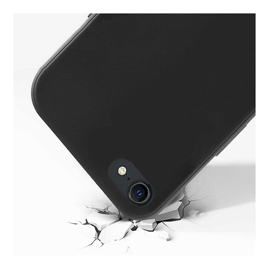 MN0006024197 Akashi Coque de protection en silicone noir- Apple iPhone SE 2022 prix maroc- Smartmarket.ma