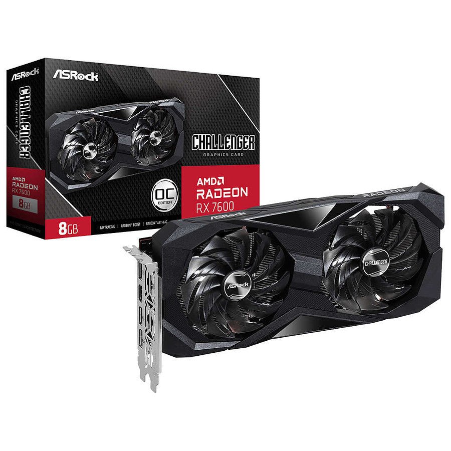 MN0006039730 ASRock Radeon RX 7600 Challenger 8GB OC prix maroc- Smartmarket.ma