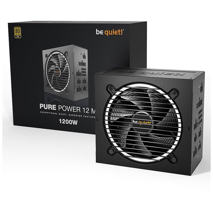 be quiet! Pure Power 12 M 1200W - Gold prix maroc- Smartmarket.ma