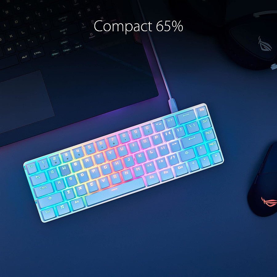 Asus ROG Falchion Ace - Asus ROG NX Red - Blanc prix maroc- Smartmarket.ma