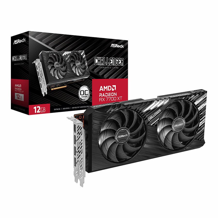 MN0006062083 ASRock Radeon RX 7700 XT Challenger 12GB OC prix maroc- Smartmarket.ma