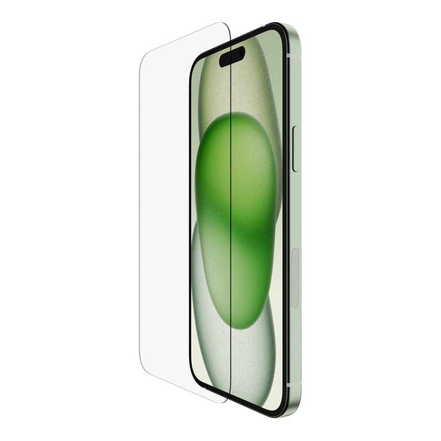MN0006067097 Belkin Protection d'écran antimicrobienne Tempered Glass pour iPhone 15 Plus prix maroc- Smartmarket.ma
