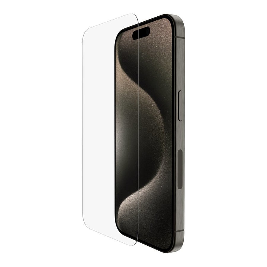 MN0006067108 Belkin Protection d'écran antimicrobienne Tempered Glass pour iPhone 15 Pro prix maroc- Smartmarket.ma