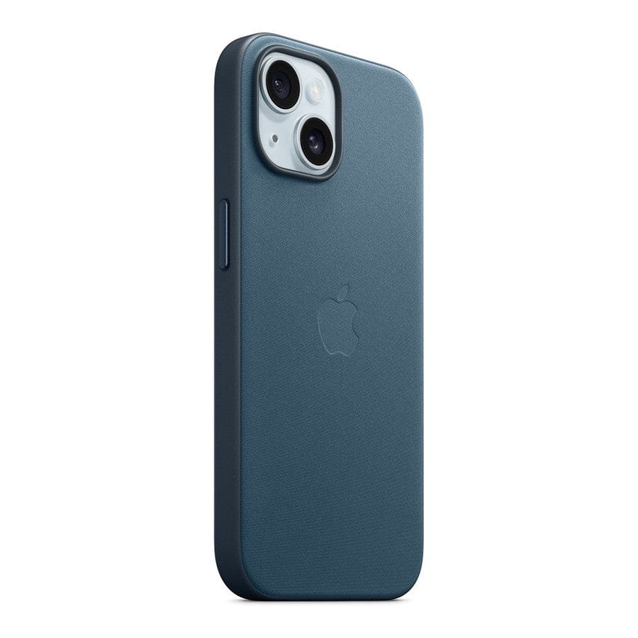 Apple Coque en tissage fin avec MagSafe pour iPhone 15 - Bleu Pacifique prix maroc- Smartmarket.ma