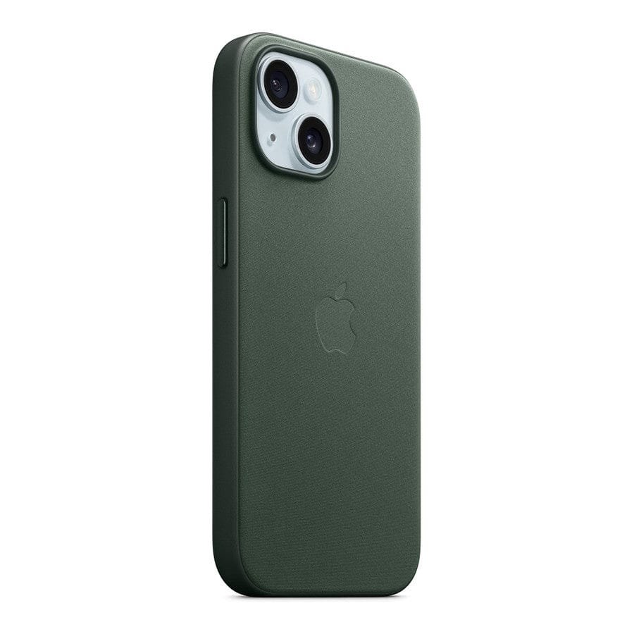 Apple Coque en tissage fin avec MagSafe pour iPhone 15 - Chêne vert prix maroc- Smartmarket.ma