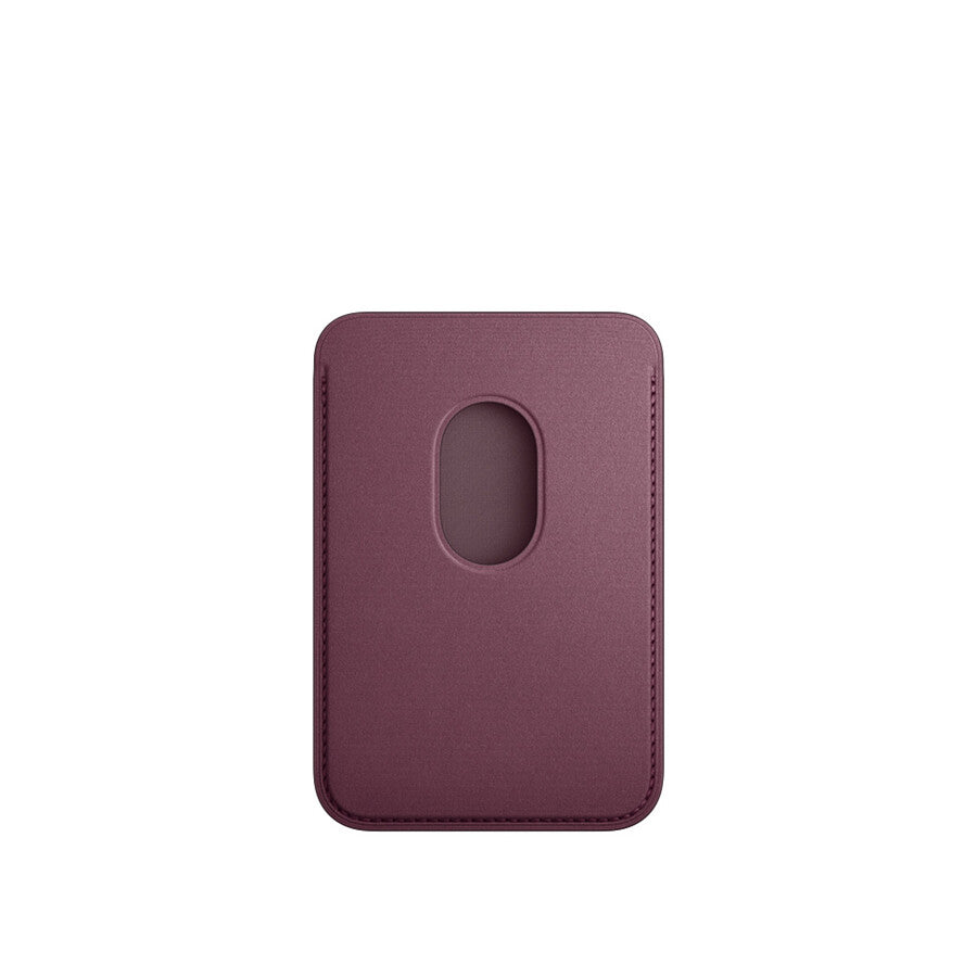Apple Porte-cartes en tissage fin avec MagSafe pour Apple iPhone - Mûre prix maroc- Smartmarket.ma
