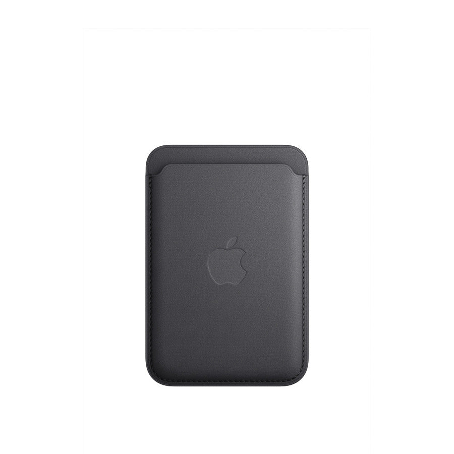 Apple Porte-cartes en tissage fin avec MagSafe pour Apple iPhone - Noir prix maroc- Smartmarket.ma