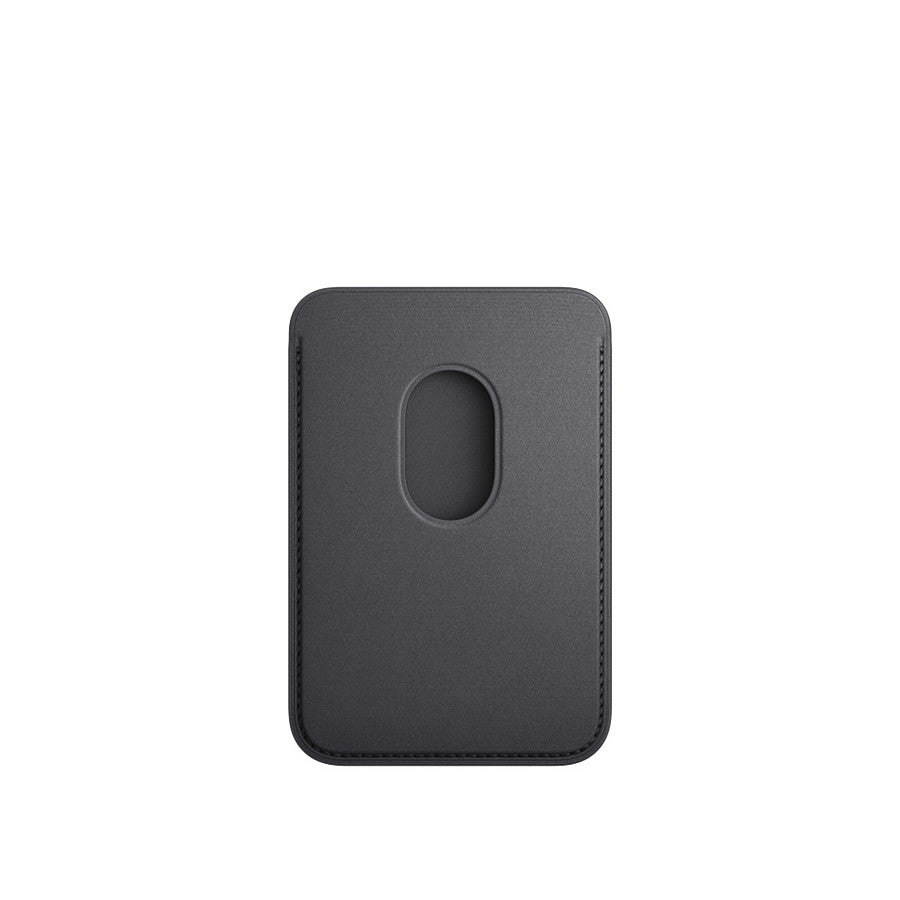 Apple Porte-cartes en tissage fin avec MagSafe pour Apple iPhone - Noir prix maroc- Smartmarket.ma