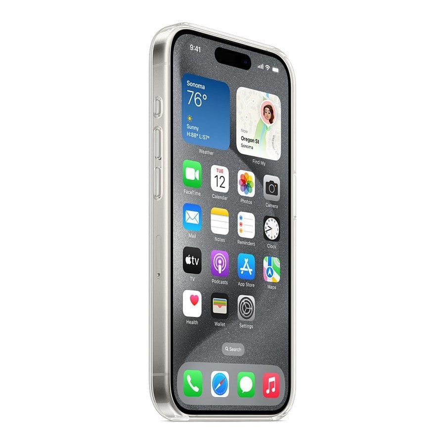MN0006067428 Apple Étui transparent avec MagSafe pour iPhone 15 Pro prix maroc- Smartmarket.ma