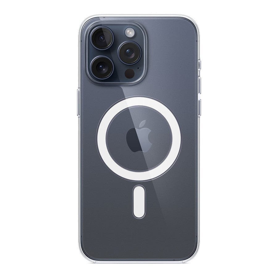 Apple Étui transparent avec MagSafe pour iPhone 15 Pro Max prix maroc- Smartmarket.ma