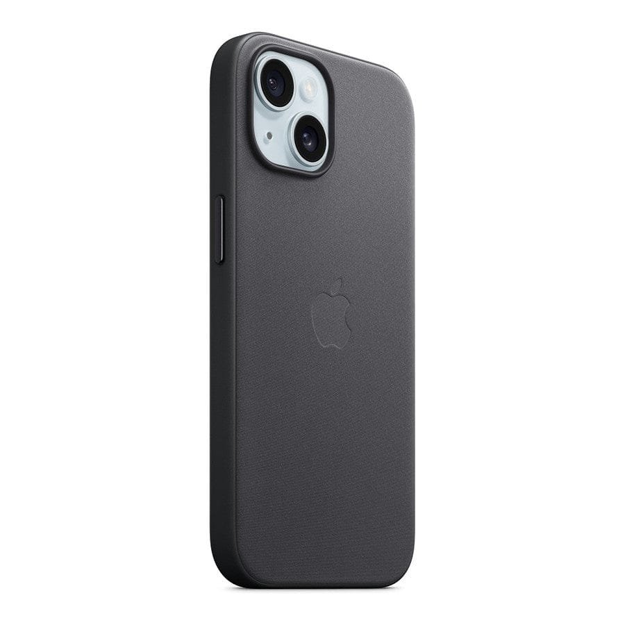 Apple Coque en tissage fin avec MagSafe pour iPhone 15 Plus - Noir prix maroc- Smartmarket.ma