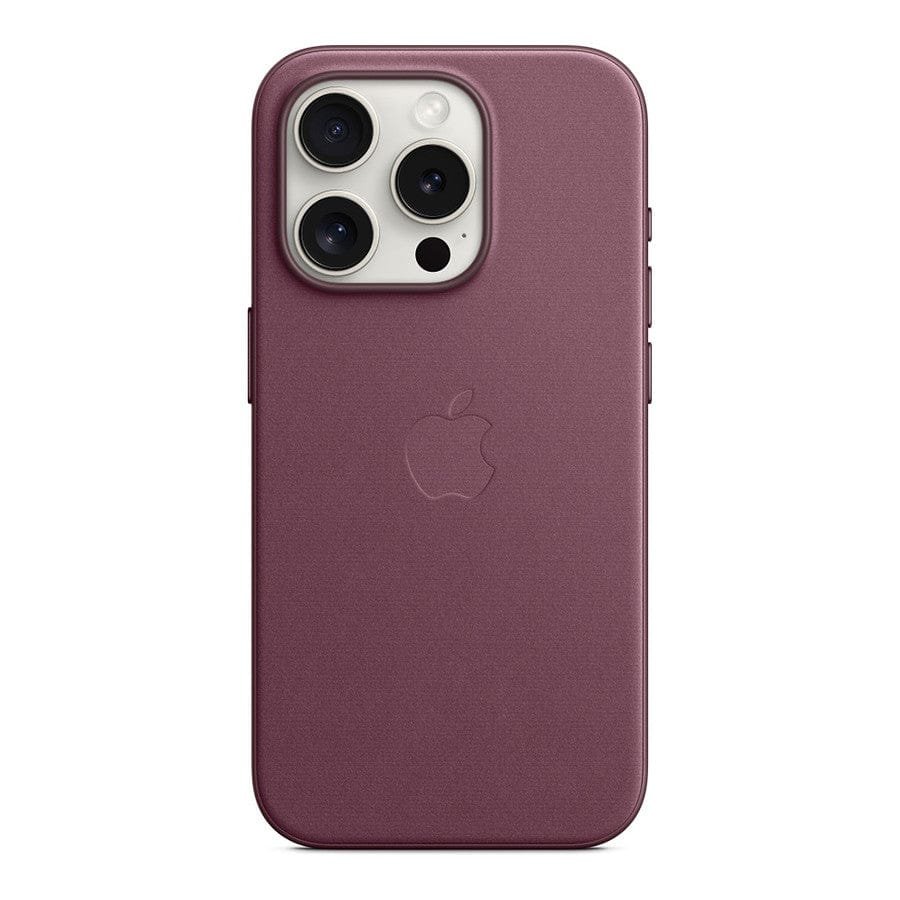 MN0006067601 Apple Coque en tissage fin avec MagSafe pour iPhone 15 Pro - Mûre prix maroc- Smartmarket.ma