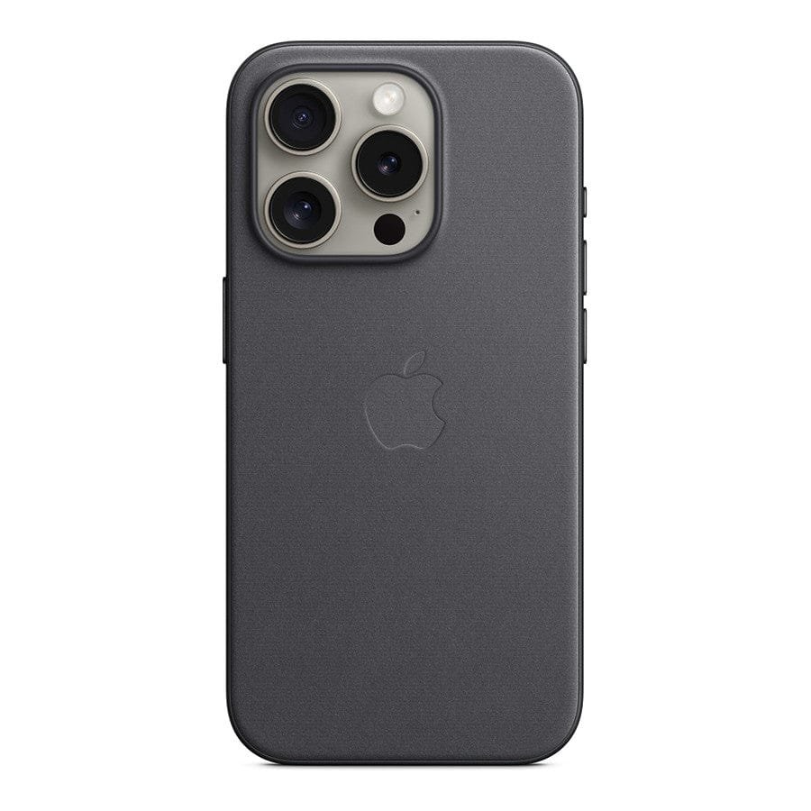 MN0006067610 Apple Coque en tissage fin avec MagSafe pour iPhone 15 Pro - Noir prix maroc- Smartmarket.ma