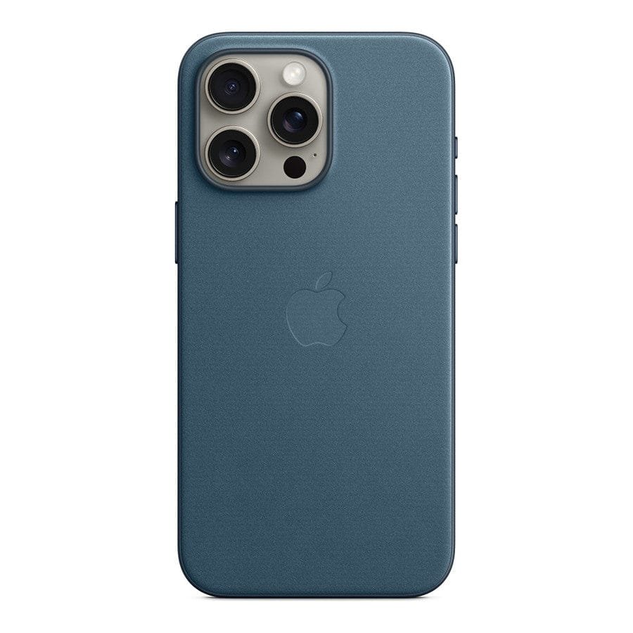 MN0006067645 Apple Coque en tissage fin avec MagSafe pour iPhone 15 Pro Max - Bleu Pacifique prix maroc- Smartmarket.ma