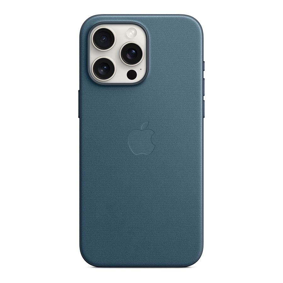 MN0006067647 Apple Coque en tissage fin avec MagSafe pour iPhone 15 Pro Max - Bleu Pacifique prix maroc- Smartmarket.ma