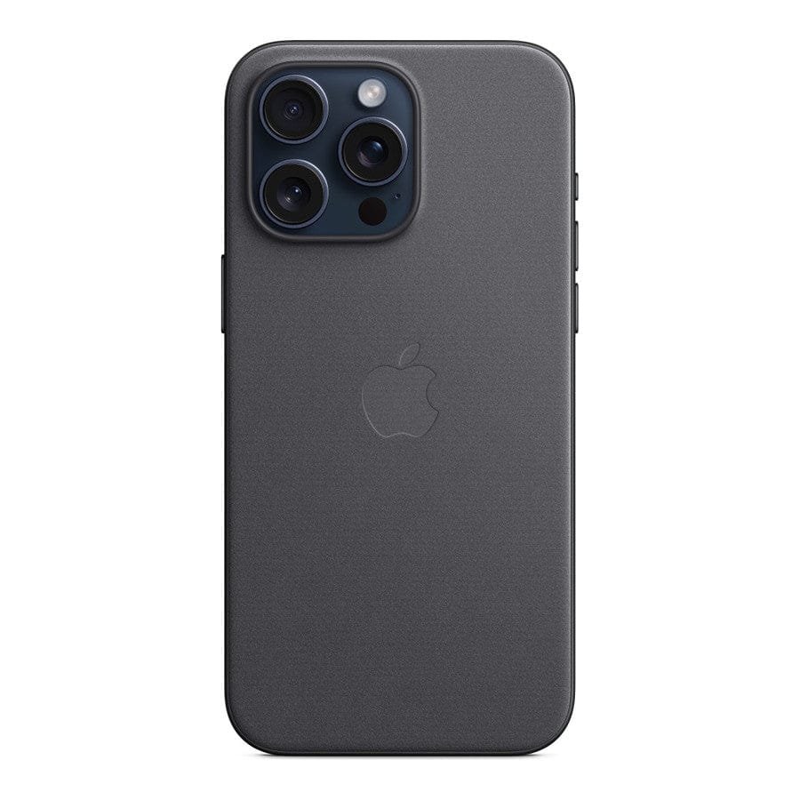 Apple Coque en tissage fin avec MagSafe pour iPhone 15 Pro Max - Noir prix maroc- Smartmarket.ma