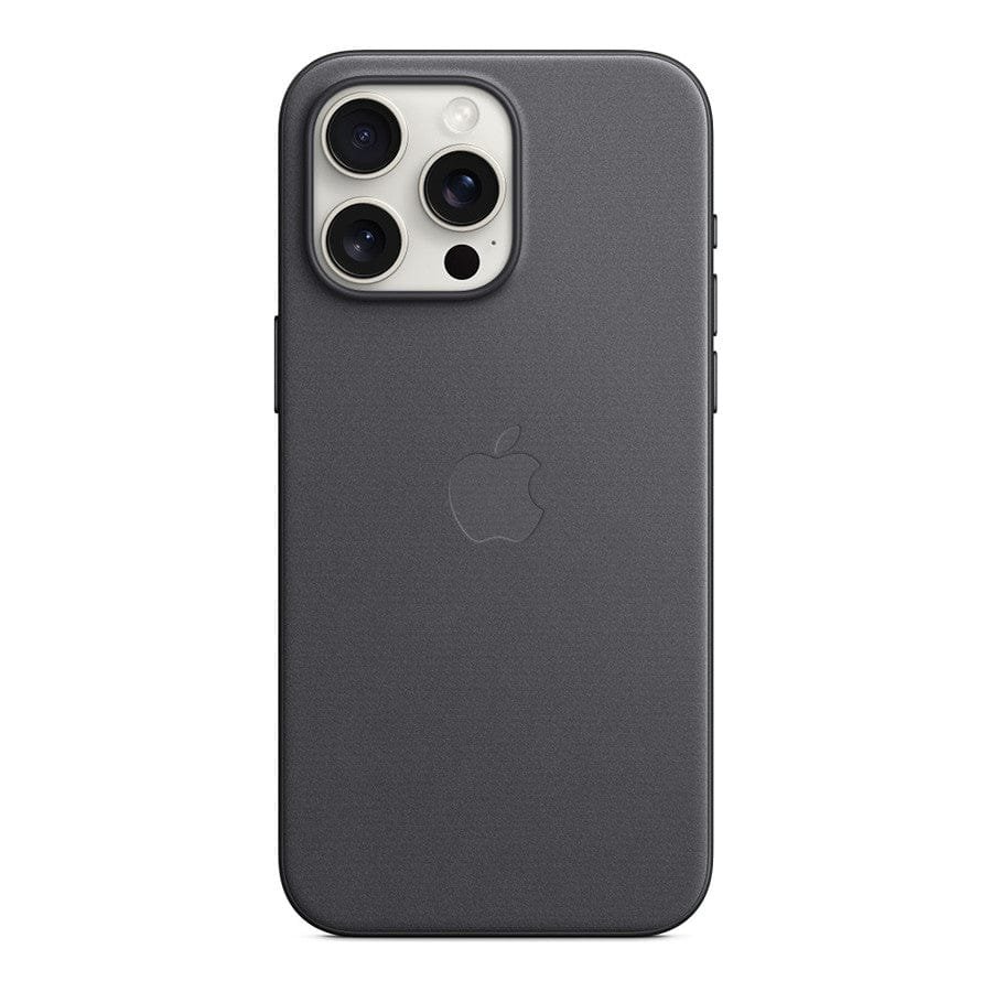 MN0006067655 Apple Coque en tissage fin avec MagSafe pour iPhone 15 Pro Max - Noir prix maroc- Smartmarket.ma
