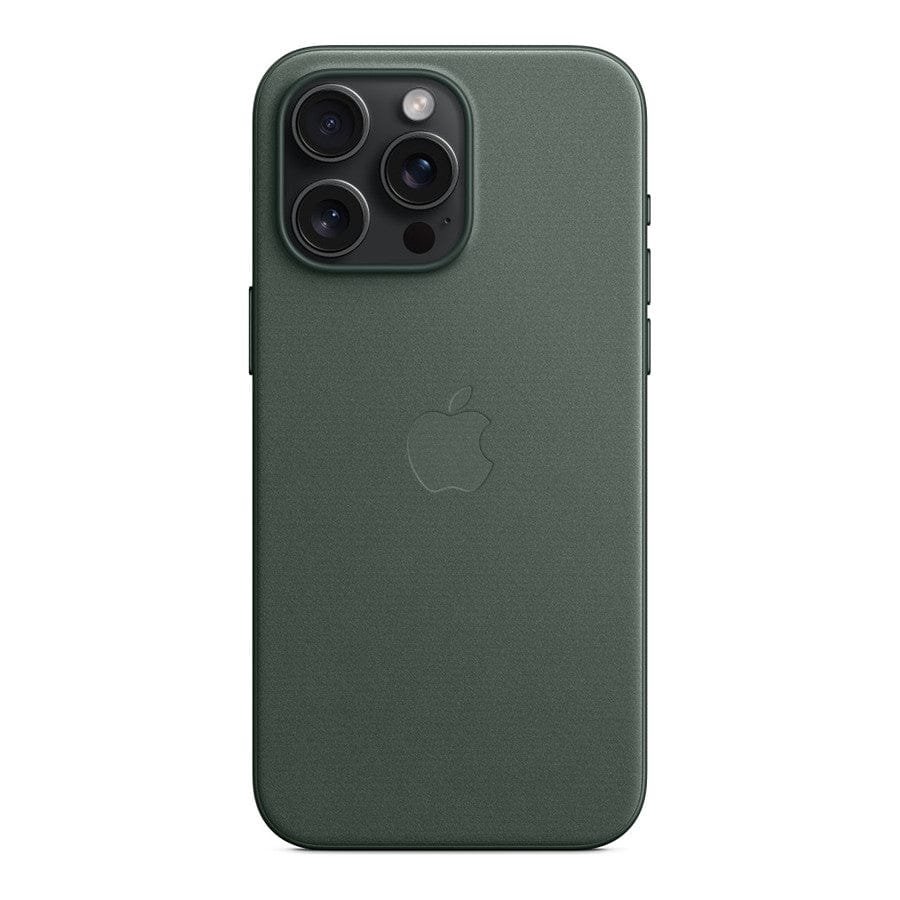 Apple Coque en tissage fin avec MagSafe pour iPhone 15 Pro Max - Chêne vert prix maroc- Smartmarket.ma