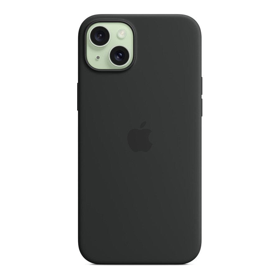 MN0006067707 Apple Coque en silicone avec MagSafe pour iPhone 15 Plus - Noir prix maroc- Smartmarket.ma