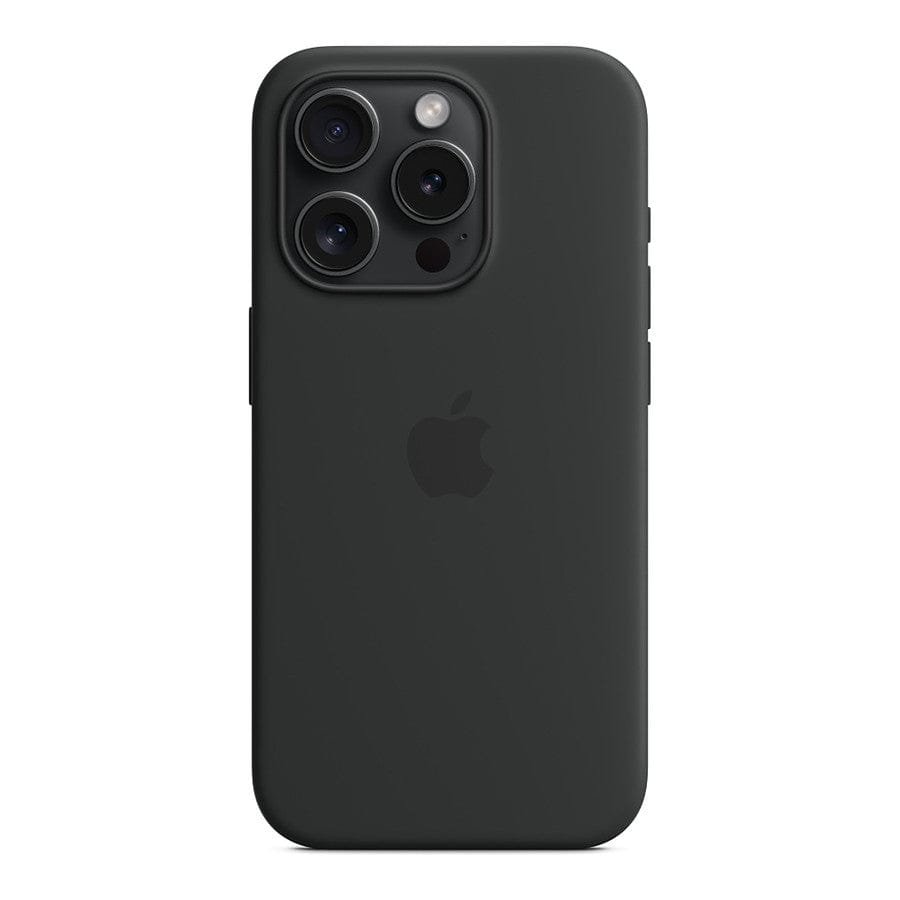 MN0006067786 Apple Coque en silicone avec MagSafe pour iPhone 15 Pro - Noir prix maroc- Smartmarket.ma