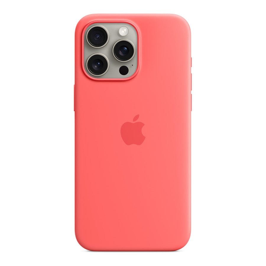 MN0006067829 Apple Coque en silicone avec MagSafe pour iPhone 15 Pro Max - Goyave prix maroc- Smartmarket.ma