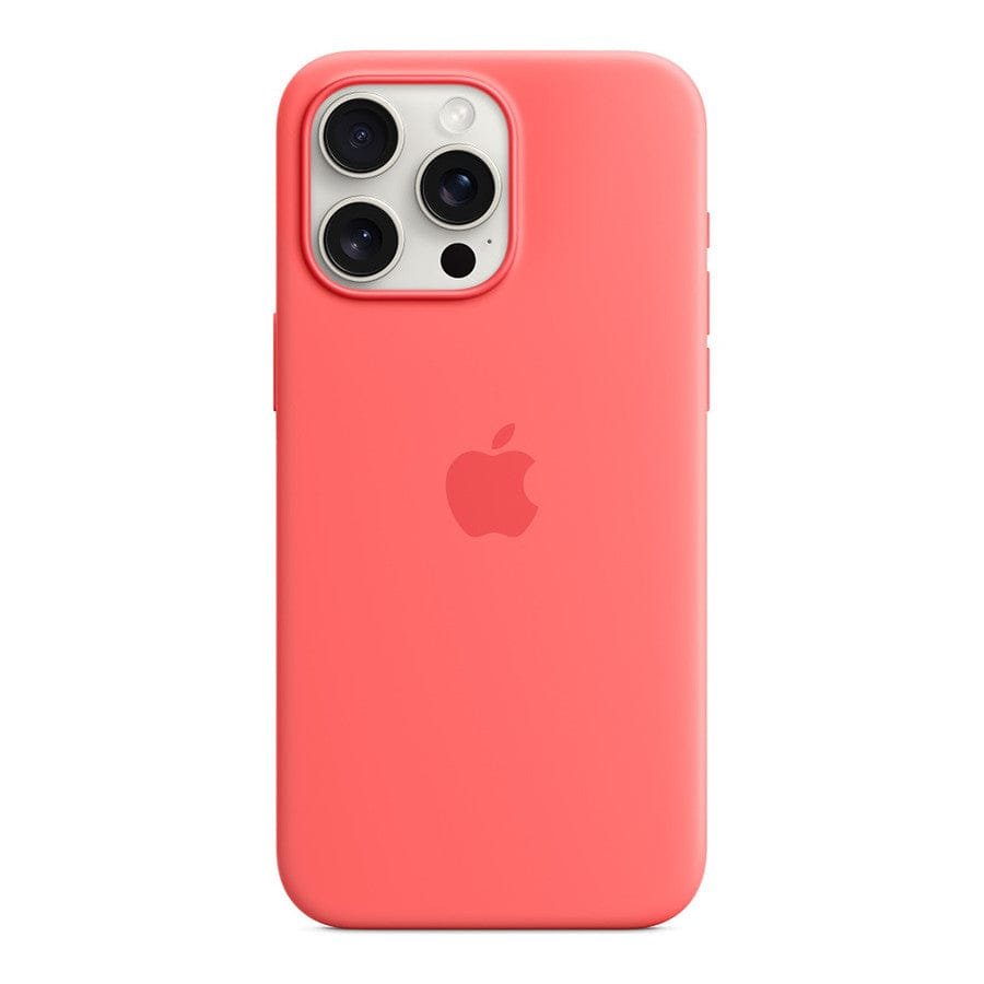 MN0006067831 Apple Coque en silicone avec MagSafe pour iPhone 15 Pro Max - Goyave prix maroc- Smartmarket.ma
