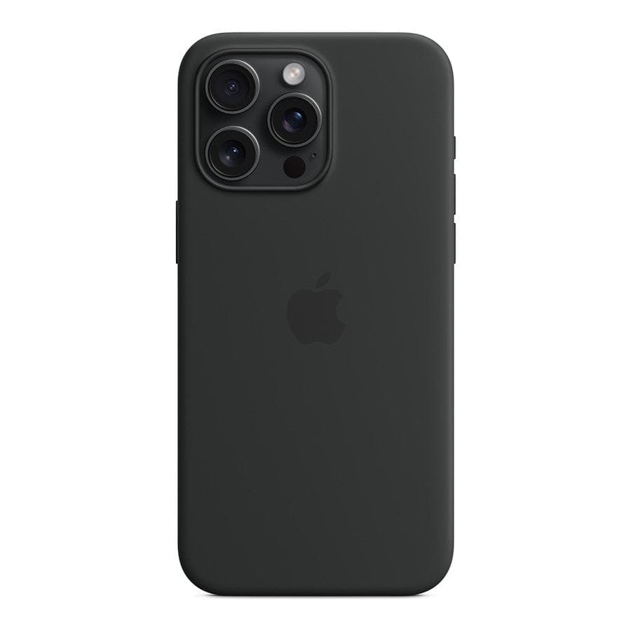 MN0006067840 Apple Coque en silicone avec MagSafe pour iPhone 15 Pro Max - Noir prix maroc- Smartmarket.ma