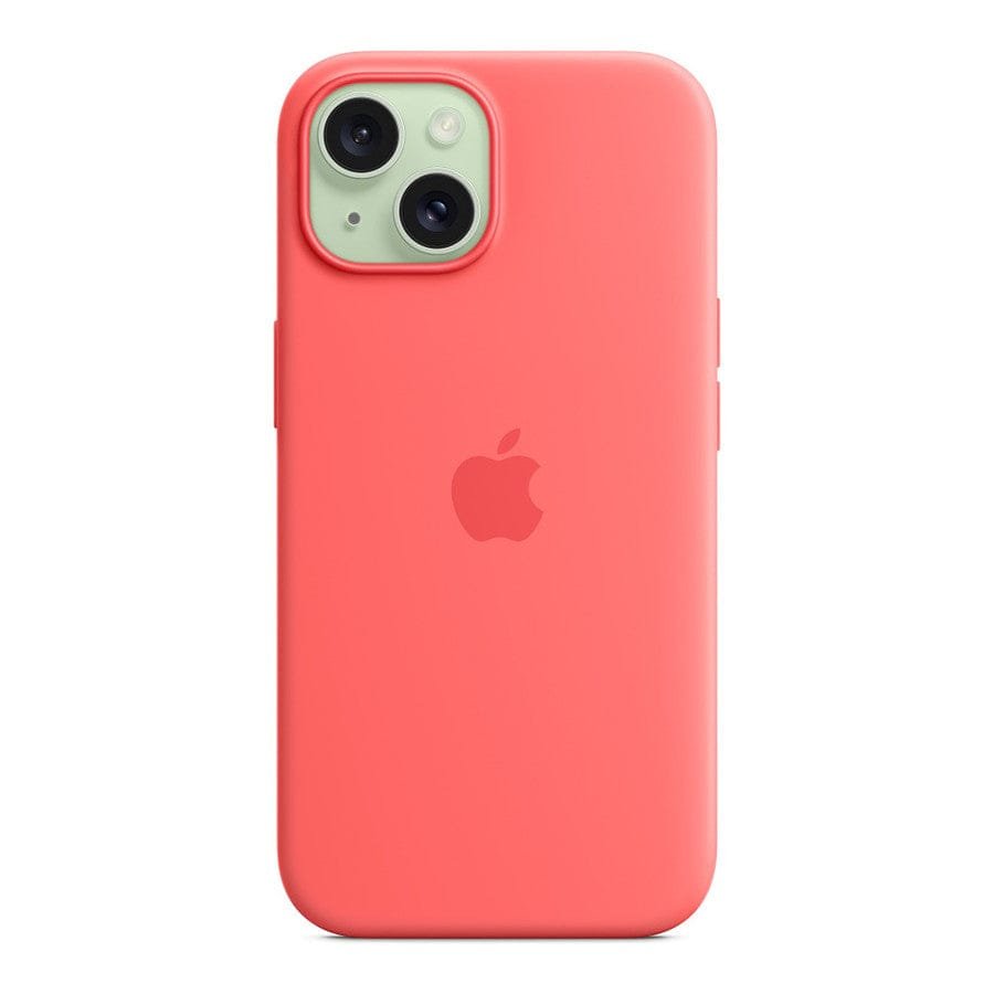 MN0006067916 Apple Coque en silicone avec MagSafe pour iPhone 15 - Goyave prix maroc- Smartmarket.ma