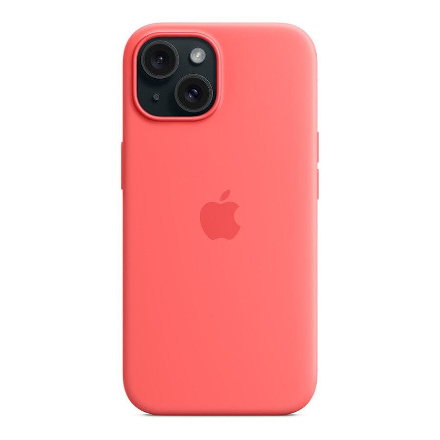 MN0006067917 Apple Coque en silicone avec MagSafe pour iPhone 15 - Goyave prix maroc- Smartmarket.ma